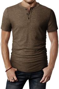 img 4 attached to H2H Cotton Sleeve Casual CMTTS0203 Men's Clothing
