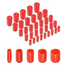 img 4 attached to Uxcell 100Pcs Rubber Protectors Assortment Fasteners and Collated Fasteners