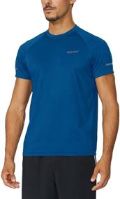img 4 attached to Baleaf Sleeve T Shirt Running Fitness Men's Clothing