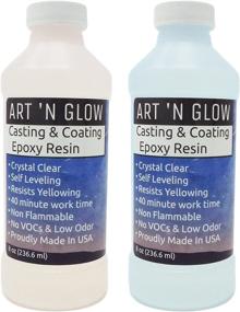 img 3 attached to 🎨 Discover Brilliant Creativity: Art 'N Glow Clear Casting and Coating Epoxy Resin - 16 Ounce Kit