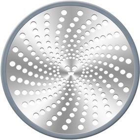 img 4 attached to 🚿 YXYL Shower Drain Hair Catcher - Premium Stainless Steel Hair Trap for Bathroom Showers, 4.85 inch Flat Drain Cover