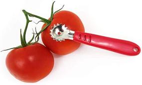 img 1 attached to Tomato Corer Red 4 75 Inch