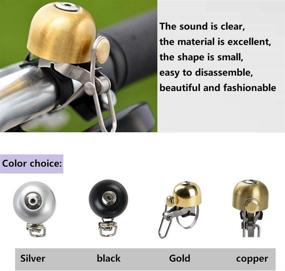 img 1 attached to 🚴 NILAN Bicycle Bell for Higher Visibility, Loud and Clear Bike Bell for Road Bike Classics