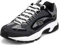 skechers stamina cutback shoes for men, lace up sneakers logo