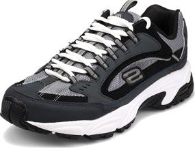 img 4 attached to Skechers Stamina Cutback Shoes for Men, Lace Up Sneakers =
Кроссовки Skechers Stamina Cutback для мужчин, с шнуровкой