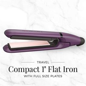 img 1 attached to 🔥 Remington Pro Compact Travel Flat Iron - Advanced Thermal Technology, 1" Size Plates, 1 Count