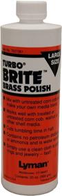 img 1 attached to Revitalize Your Brass with Lyman Reloading Turbo Brite Brass Polish (20-Ounce)