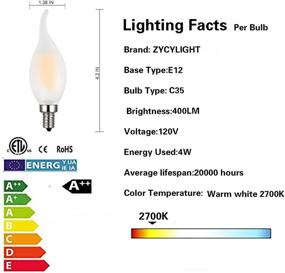 img 2 attached to 🕯️ Forsted Candelabra Candle Chandelier - Equivalency at its Finest