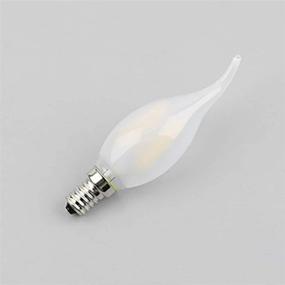 img 1 attached to 🕯️ Forsted Candelabra Candle Chandelier - Equivalency at its Finest