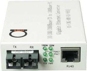 img 2 attached to High-Speed Multimode SC 850nm Gigabit Fiber Media 🚀 Converter with Auto Sensing Gigabit Ethernet and Fast Ethernet Speed