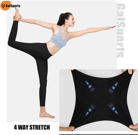 img 3 attached to 👖 Stylish GalSports 7/8 Length Women's Yoga Leggings with Waist Pocket - High Waisted Workout Pants