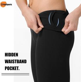 img 2 attached to 👖 Stylish GalSports 7/8 Length Women's Yoga Leggings with Waist Pocket - High Waisted Workout Pants