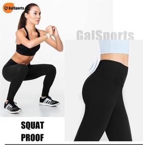 img 1 attached to 👖 Stylish GalSports 7/8 Length Women's Yoga Leggings with Waist Pocket - High Waisted Workout Pants