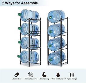 img 3 attached to Nandae 4-Tier Heavy Duty Water Cooler Jug Rack: 🚰 Efficient Storage Solution for 5 Gallon Water Dispensers, Space-Saving Design