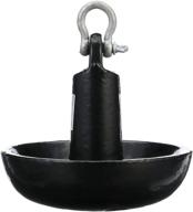 seachoice vinyl-coated cast iron mushroom anchor in black - available in multiple sizes! логотип