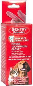 img 2 attached to 🐱 Petrodex Finger Toothbrush for Cats and Dogs: A Pack of 5 - Ideal Dental Care Tool
