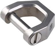 🔑 mecarmy ch2 titanium d shape key ring: enhanced utility keyring with screw shackle – keychain car key tool for everyday carry logo
