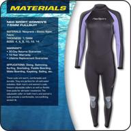 🏄 enhance your water sports experience with neosport wetsuits premium neoprene full suit logo