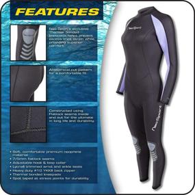 img 3 attached to 🏄 Enhance Your Water Sports Experience with NeoSport Wetsuits Premium Neoprene Full Suit