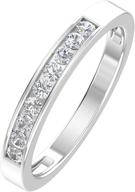 dazzling 1/4ctw diamond channel wedding band - 10k white or yellow gold logo