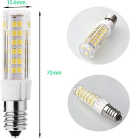 img 3 attached to 💡 75 2835 SMD Chipsets Incandescent Equivalent 2800-3200K LED Bulbs