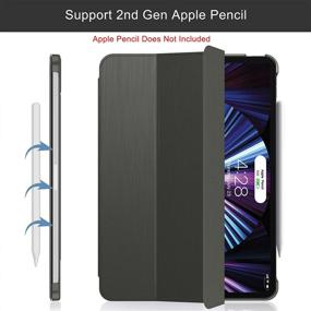 img 1 attached to Soke New IPad Pro 11 Case 2021(3Rd Generation) - [Slim Trifold Stand + 2Nd Gen Apple Pencil Charging + Smart Auto Wake/Sleep]