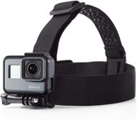 gopro compatible amazon basics camera mount head strap logo