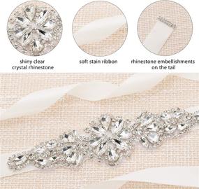 img 3 attached to Tendaisy Handmade Crystal Diamond Bridesmaid Women's Accessories