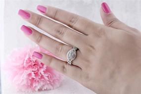 img 3 attached to 💍 Diamond Bridal Engagement Jewelry by Dazzlingrock Collection for Women