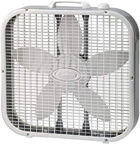 img 3 attached to 💨 Godting 1 Box Fan, Gray: Powerful Cooling in a Sleek Design