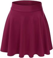 eimin women's stretchy flared skater skirt: stylish & versatile (s-3xl) - shop now! logo