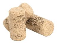 🍾 pack of 100 straight corks - 15/16" x 1 3/4" - ideal for various applications logo