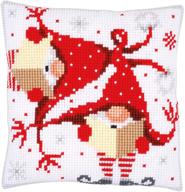 vervaco christmas gnomes pillow needlepoint logo