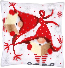 img 2 attached to Vervaco Christmas Gnomes Pillow Needlepoint