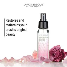 img 3 attached to 🌹 4oz JAPONESQUE Makeup Brush Cleanser with Refreshing Rosewater Scent