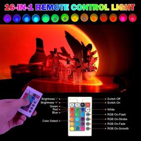 img 1 attached to 🌅 Sunset Lamp RGB LED Projector: Transform your Room with Rainbow Sunlight & Golden Hour Sunrise - Perfect Christmas Decoration & Aesthetic TikTok Lighting