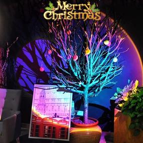 img 2 attached to 🌅 Sunset Lamp RGB LED Projector: Transform your Room with Rainbow Sunlight & Golden Hour Sunrise - Perfect Christmas Decoration & Aesthetic TikTok Lighting