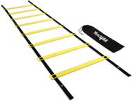 🏃 yes4all ultimate agility ladder speed training equipment: 8, 12, 20 rungs - ideal for kids & adults - multi colors, carry bag included logo