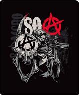 🔥 sons of anarchy reaper throw: embrace the dark side in style! logo