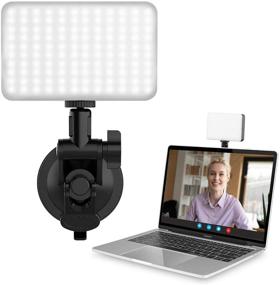 img 4 attached to 🌟 VIJIM Video Conference Lighting Kit: Enhance Video Calls and Zoom Meetings with Laptop Light for Computer, MacBook and Webcam Lamp for Remote Working, Live Streaming, and Self Broadcasting