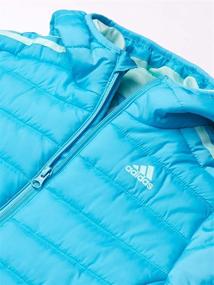 img 1 attached to 🧥 Куртка с капюшоном Adidas Puffer для девочек