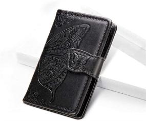 img 3 attached to 📱 MEUPZZK Cell Phone Wallet Slim Adhesive Credit Card Holder for iPhone/Android/Samsung Galaxy - A-Black