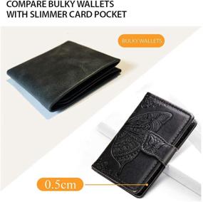 img 2 attached to 📱 MEUPZZK Cell Phone Wallet Slim Adhesive Credit Card Holder for iPhone/Android/Samsung Galaxy - A-Black