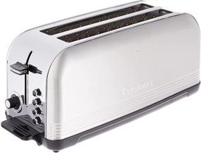 img 4 attached to Cuisinart CPT-2500 Long Slot Toaster: Silver 2-Slice Toasting Excellence