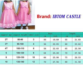 img 1 attached to 👗 Stunning Big Little Girl Ball Gown Prom Dresses for Wedding Parties and Evening Dances - Available in Sizes 2-10T