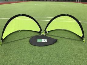 img 1 attached to ⚽️ Enhance your sporting experience with GreEco Set of 2 Pop Up Goals Foldable Gate – Unleash Your Soccer Skills or Discover Thrilling FPV Racing