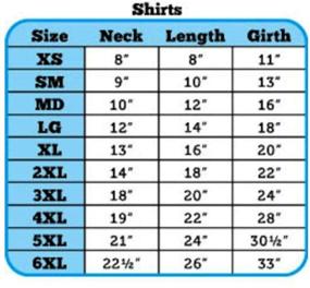 img 1 attached to 👚 X-Large Mirage Pet Products Plain Shirts - 16-Inch