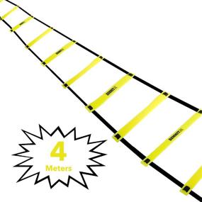 img 2 attached to 🏋️ Summit Adjustable Agility Ladder - Enhance Speed, Balance, and Fitness Training – All Ages – 10 Strips 13ft - Includes Carry Bag