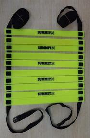 img 3 attached to 🏋️ Summit Adjustable Agility Ladder - Enhance Speed, Balance, and Fitness Training – All Ages – 10 Strips 13ft - Includes Carry Bag