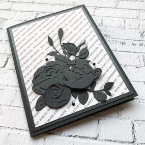 img 2 attached to 🖤 Premium Black Licorice Cardstock Paper - Heavyweight 12x12 Inch, 100 Lb. Cover - 25 Sheets from Cardstock Warehouse